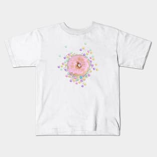 Sparkling Pink Donut Kids T-Shirt